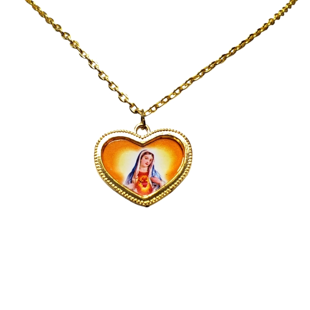 Heart of Mary necklace